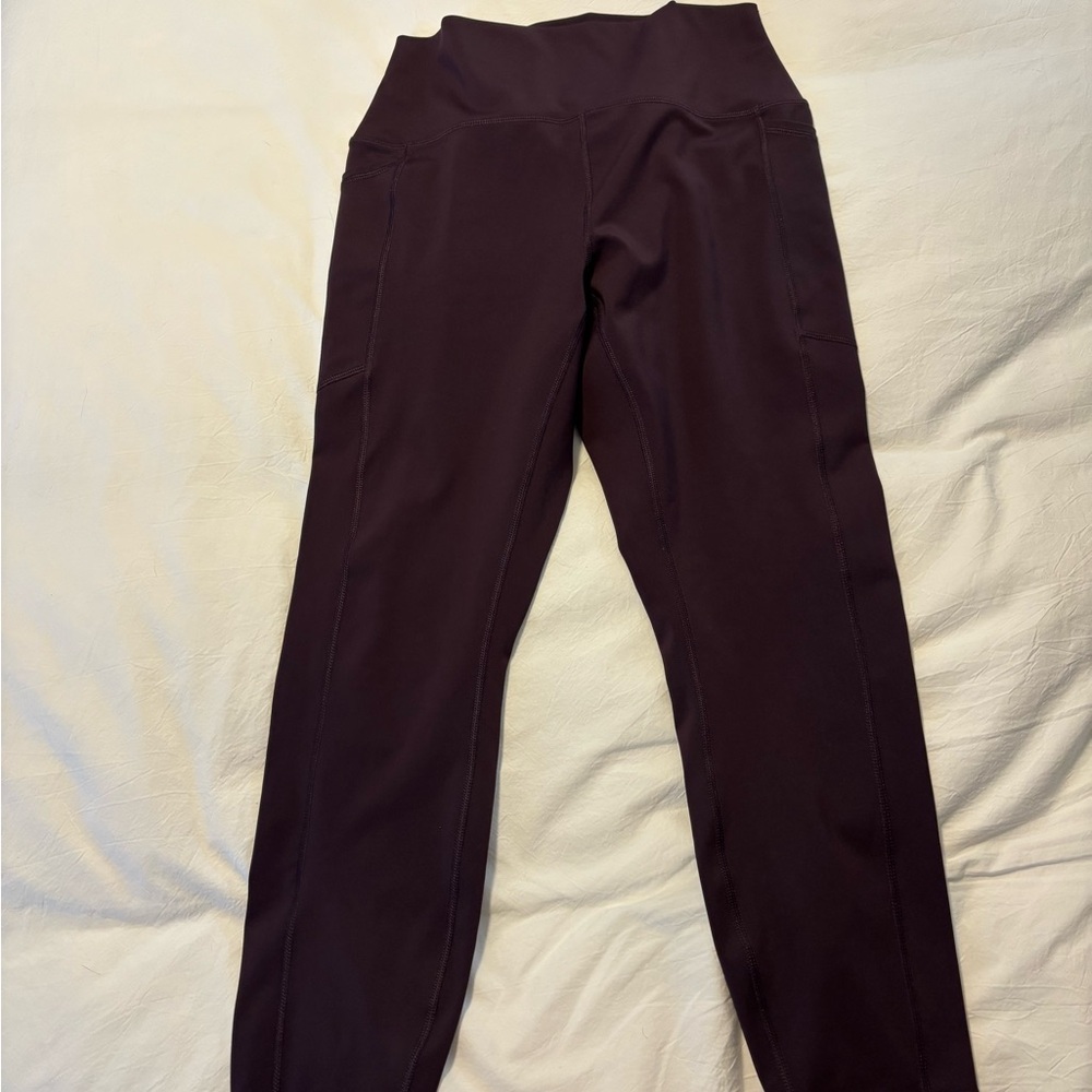 Dark Purple Capri Leggings